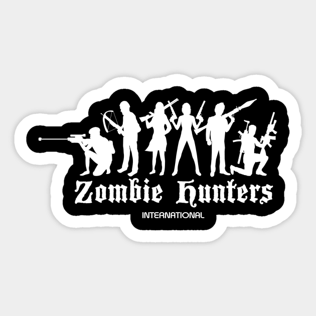 zombie hunters international Sticker by pickledpossums